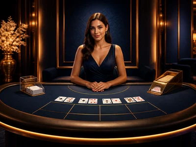 Live Baccarat table