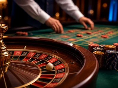 Live Roulette dealer table